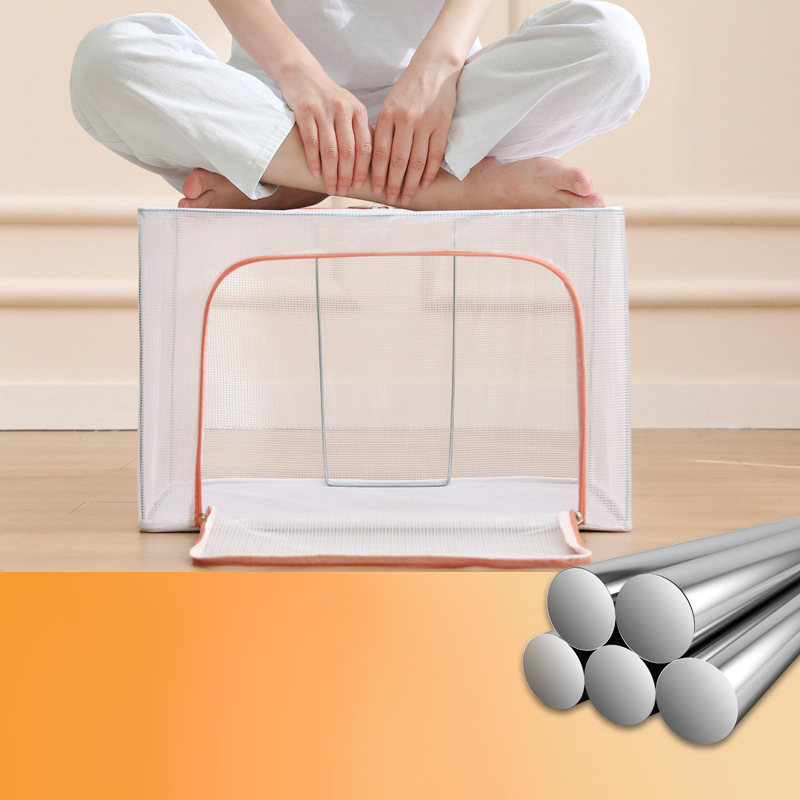 Caja de almacenamiento de PVC transparente plegable de gran capacidad Caja de almacenamiento de PVC transparente plegable de gran capacidad