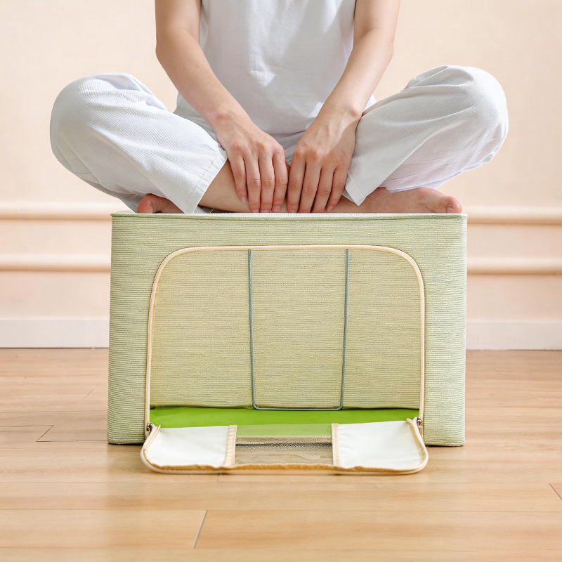 Caja de almacenamiento plegable a prueba de polvo de tela Oxford 600D