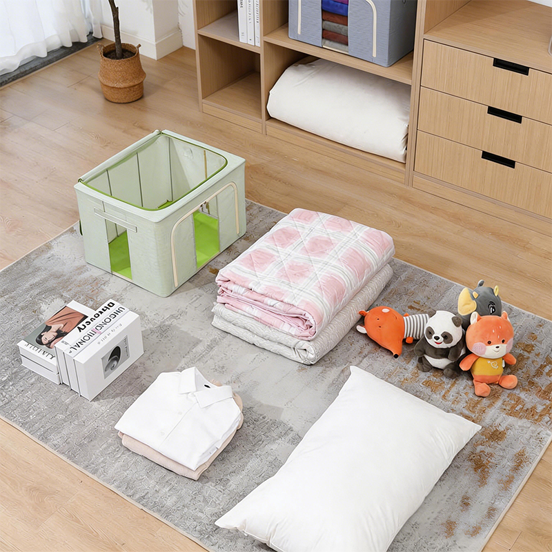 Caja de almacenamiento plegable a prueba de polvo de tela Oxford 600D