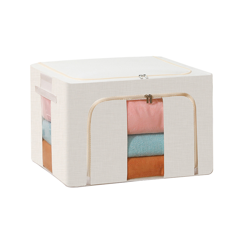 Organizador de caja de almacenamiento de lona resistente con asa