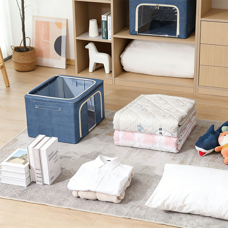 Caja de almacenamiento de tela Oxford plegable para el hogar