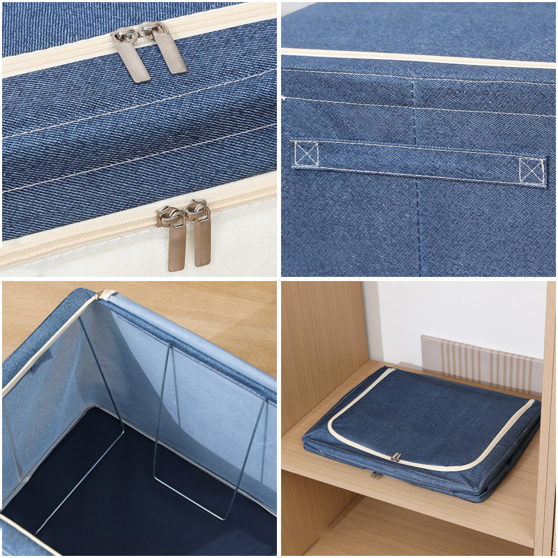 Caja de almacenamiento de tela Oxford plegable para el hogar