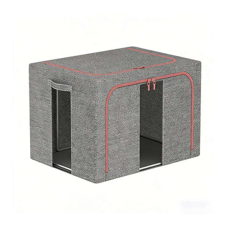 Organizador de caja de almacenamiento de lino y algodón para el hogar